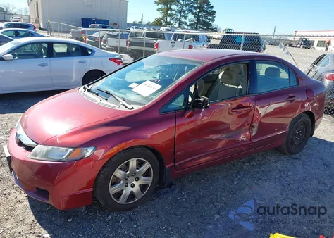 2010 Honda Civic Lx из США, поврежденный, VIN 2HGFA1F5XAH510581